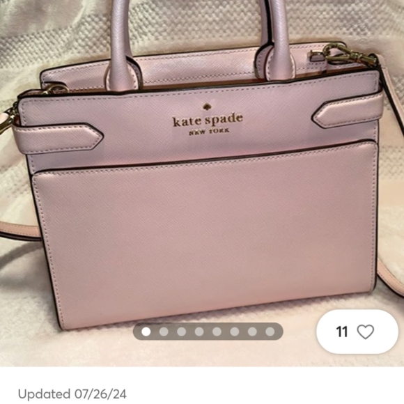 kate spade Handbags - BNWT Kate Spade Medium Satchel Crossbody in light rose